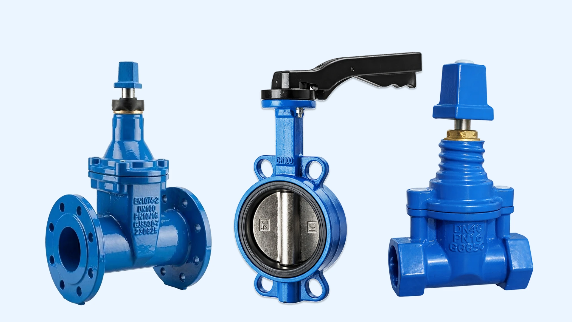 valvulas de agua tipos